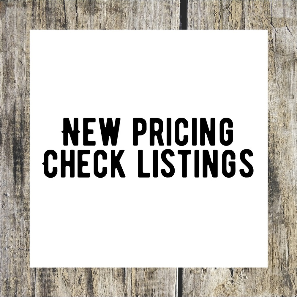 ! NEW PRICING !